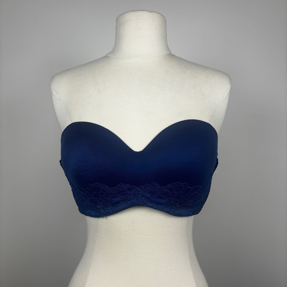 34DD Body By Victoria Lined Strapless with Lace